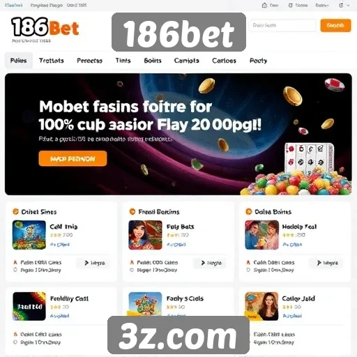 Promoções e bônus atraentes no 186bet