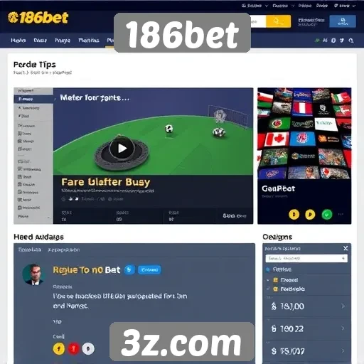 Opiniões de usuários sobre a interface do 186bet